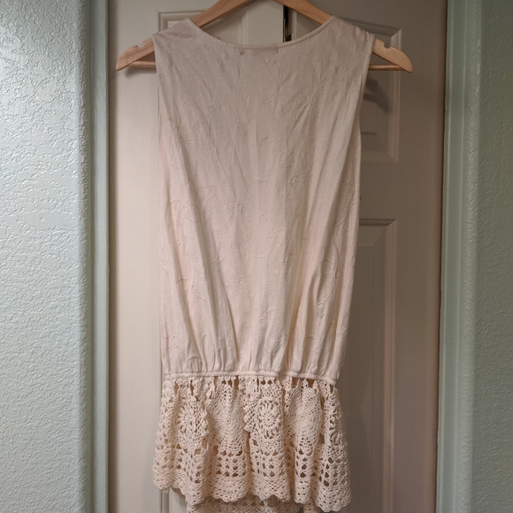 Hazel Boho Beaded Crochet Tank Top NWOT - Picture 5 of 5